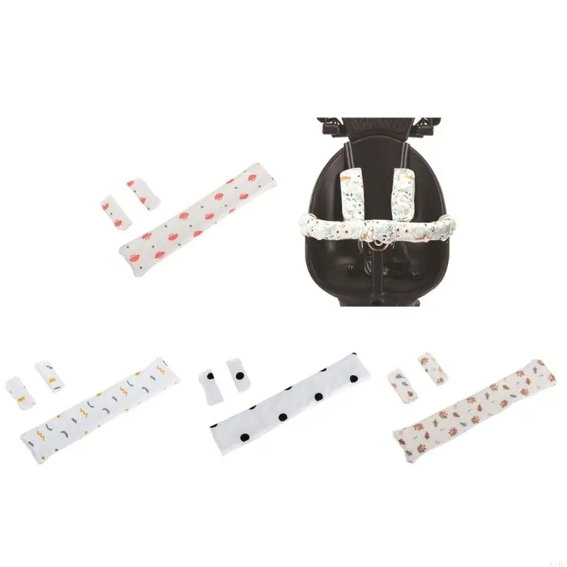 K1KC Soft Baby Bibs 4-layer Infant Carriers Saliva Towel Sucking Stroller Towel