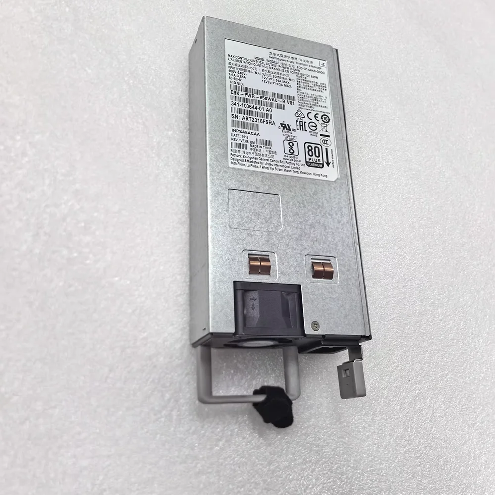 1PCS For Cisco C9500 Series AC Power Supply C9K-PWR-650WAC-R 650W