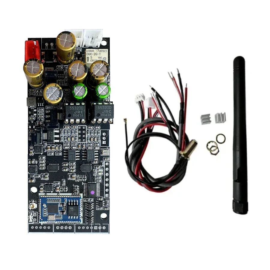 Dual ES9038Q2M DAC Decode QCC5181 Bluetooth 5.4 Wireless Receiving Board Dual NE5532 OP AMP LDAC/APTX 24bit/96Khz