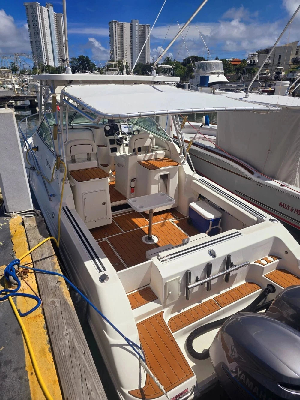 Non-Slip EVA Faux Teak Marine Mat Self-Adhesive 6mm Yacht Cockpit Pad for 2005 Wellcraft 270 Coastal Boat Decking Easy Install