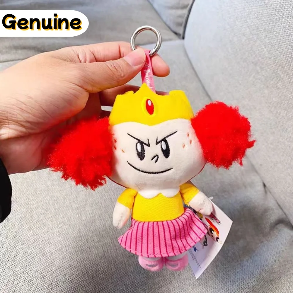 

Genuine Anime The Powerpuff Girls Plush Doll Keychain Kawaii Princess Morbucks Cartoon Backpack Decorative Dolls Christmas Gifts