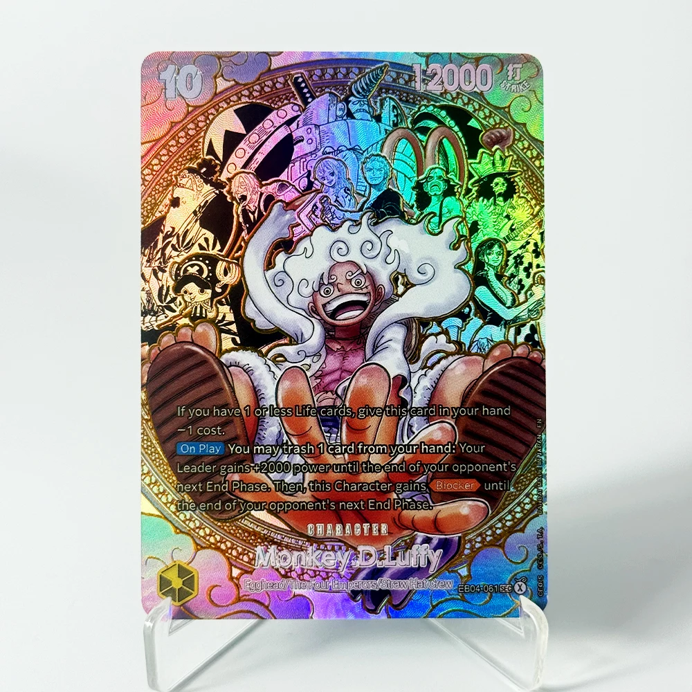 One Piece Card Exture Multi-Piece Sets Luffy Hobby Collectible Hobbies Anime Game Replica Card Full-Art Foil Cards