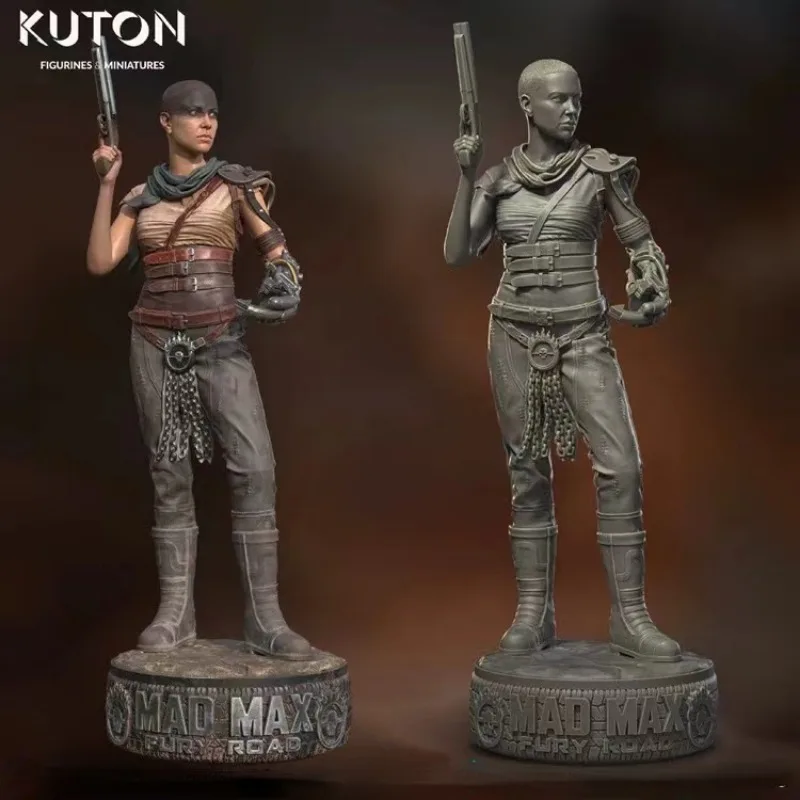 1/24 resin figure model kit future handsome female warrior Furiosa fantasy miniature plastic model toy unassembled and unpainted