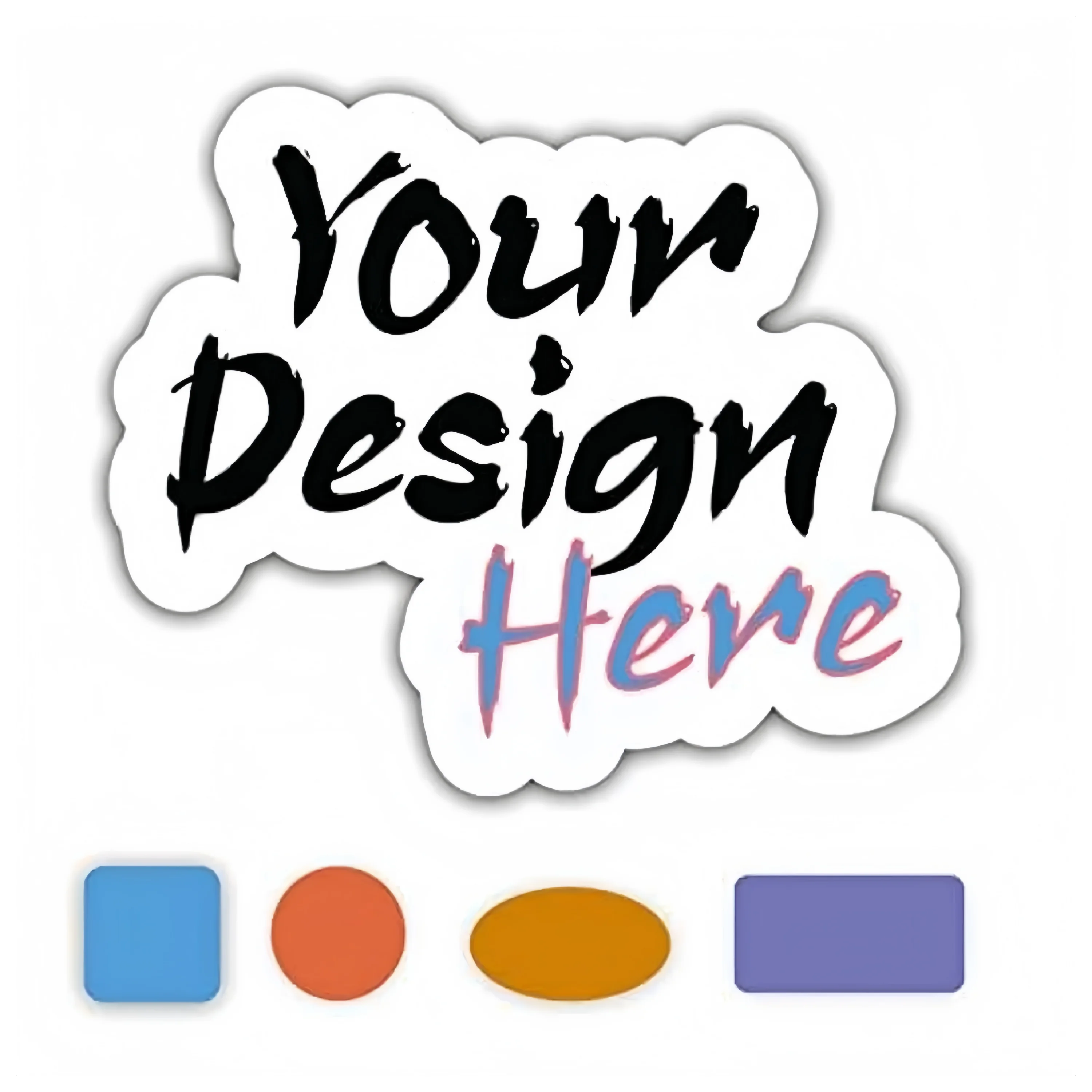 

4-8cm Custom Stickers Personalized Bus Decals Available in Bulk Quantities 10-1000PCs Customizable Sticker Various Shapes Styles