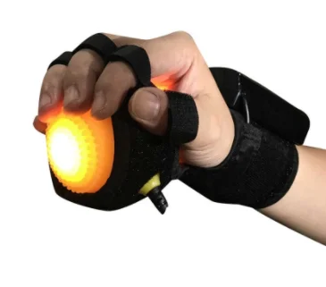 قفازات روبوت لإعادة التأهيل، تدليك الإصبع، معدات التدريب الميكانيكية، وظيفة اليد الكهربائية #2