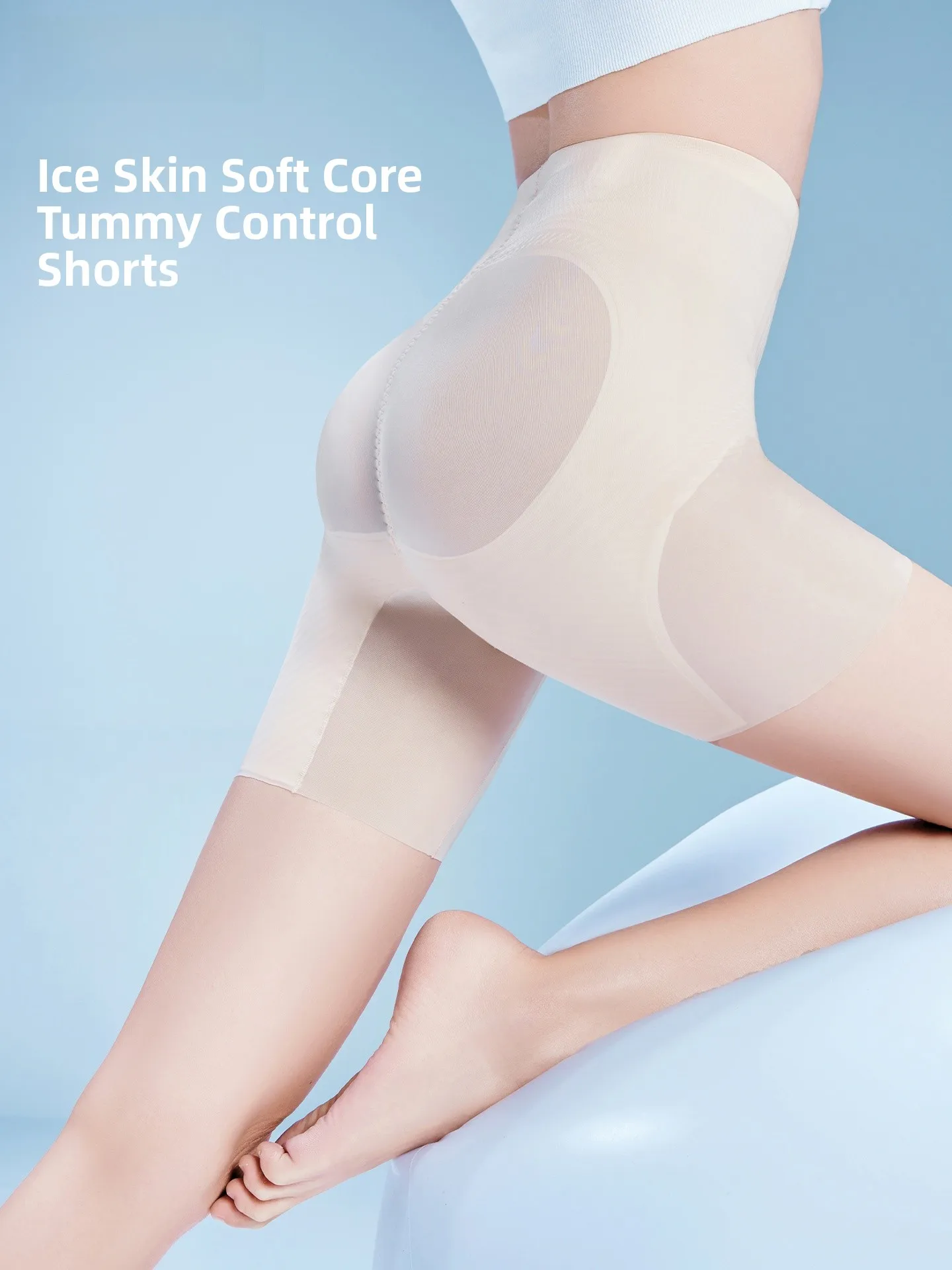 

SIINSIIN Ice Skin Postpartum Women's Powerful a Underwear Sl Tummy Control High Waist Tee-quarter Length Pants