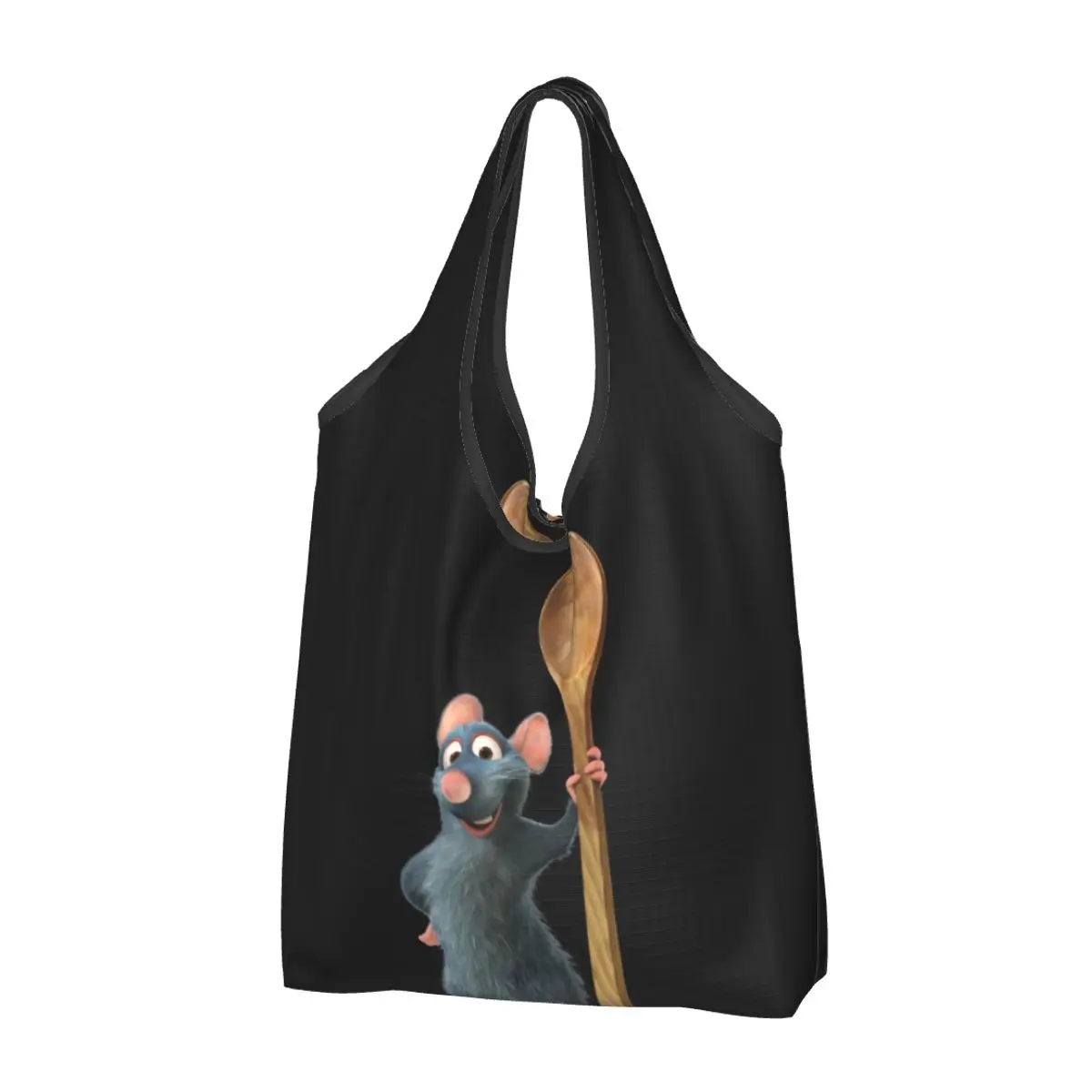 personalizado-ratatouille-chef-anime-compras-sacola-de-compras-feminina-engracado-shopper-sacos-de-ombro-bolsas-de-grande-capacidade
