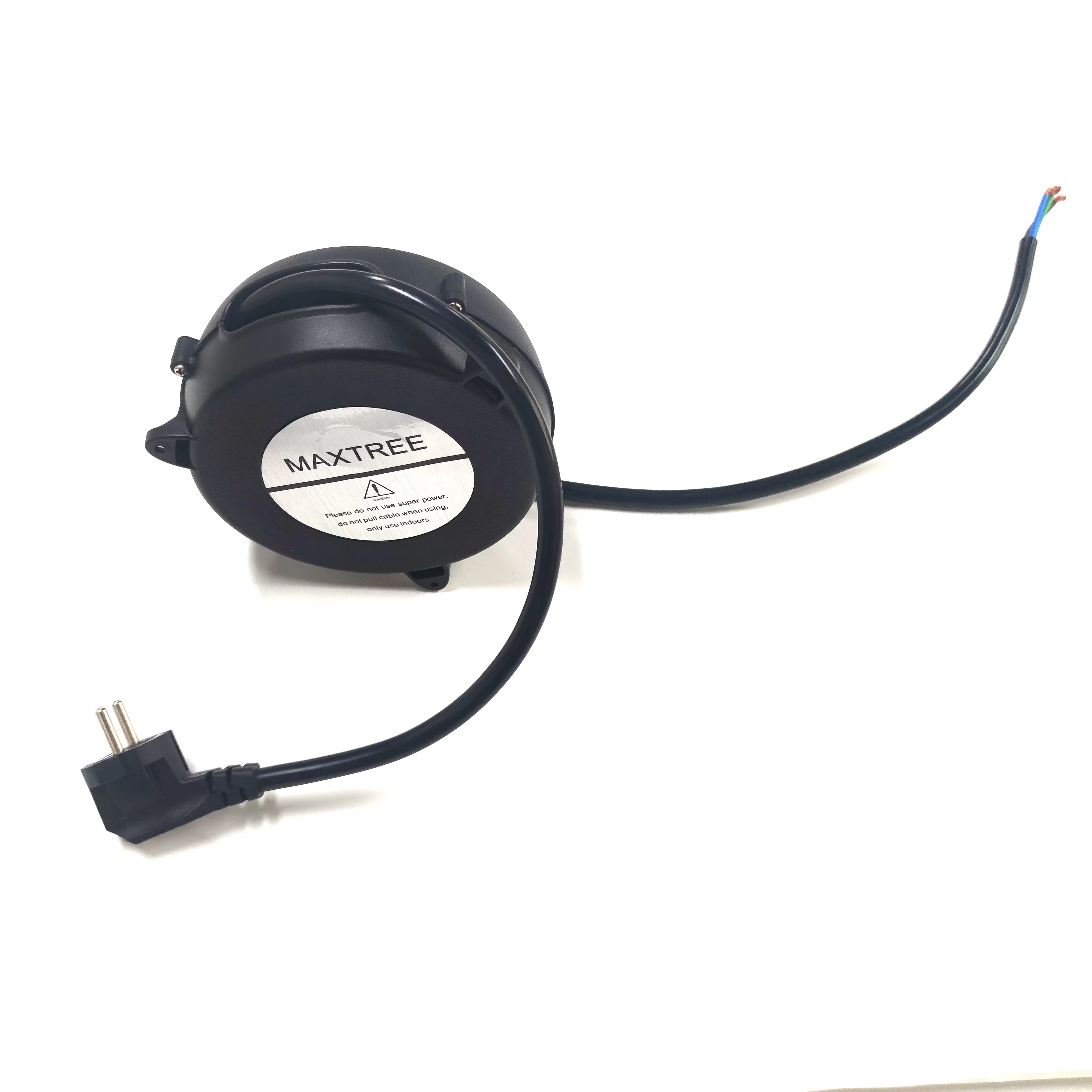 2025 3-Pin بكرة كابل قابلة للسحب أوتوماتيكية الاتحاد الأوروبي/المملكة المتحدة/الولايات المتحدة الأمريكية التوصيل تخزين الأسلاك المدمجة للمنزل والأجهزة الصغيرة منظم سلك الطاقة #5