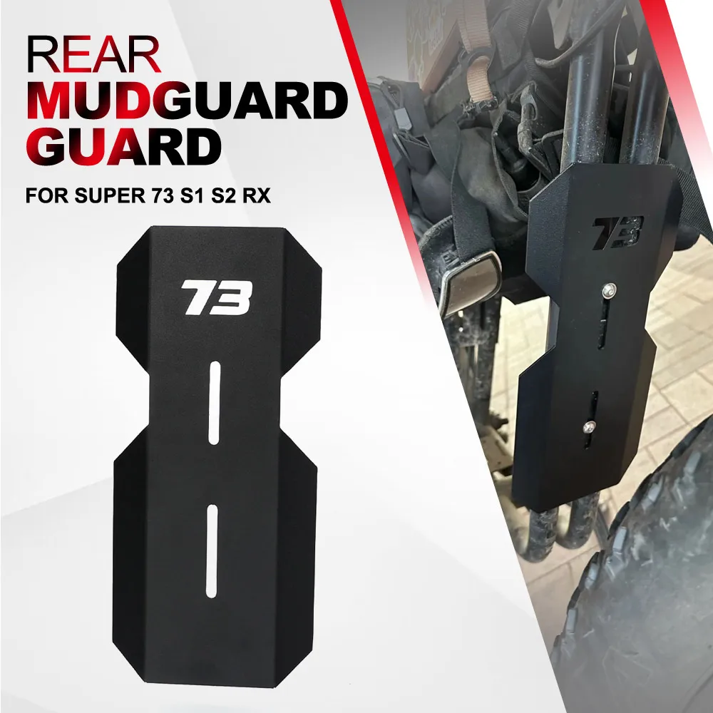 

For Super73 E-bike Middle Mudguard Fender Cover Back Mudguard Splash Guard Protector For Super 73 S1 S2 RX Off-Road Motocross
