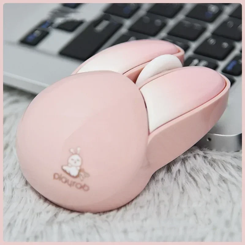 Cute 2.4G Wireless Mouse Rabbit Ear Shape Candy Color Laptop PC Computer Optical Silence Mouse Office Home Girls Gift Mouse