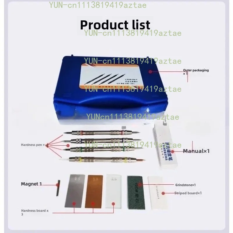 pen Floor ceramic floor tile grade 2-9 Mohs hardness tester Measurement test pen Hardness