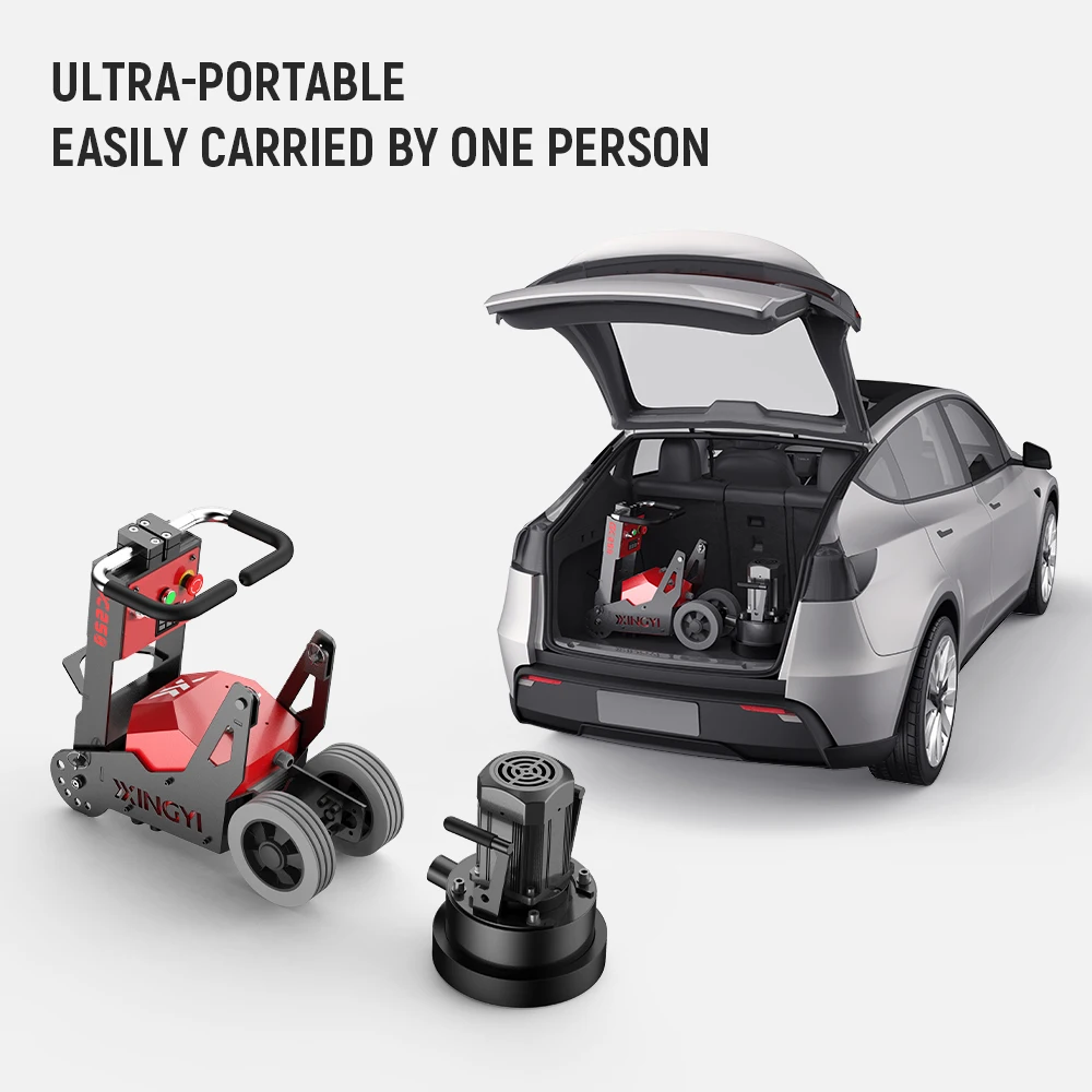 GX250 Portable 10 Inch 220V/110V 1P Epoxy Coating Removal Concrete Edge Grinder Floor Grinding Machine