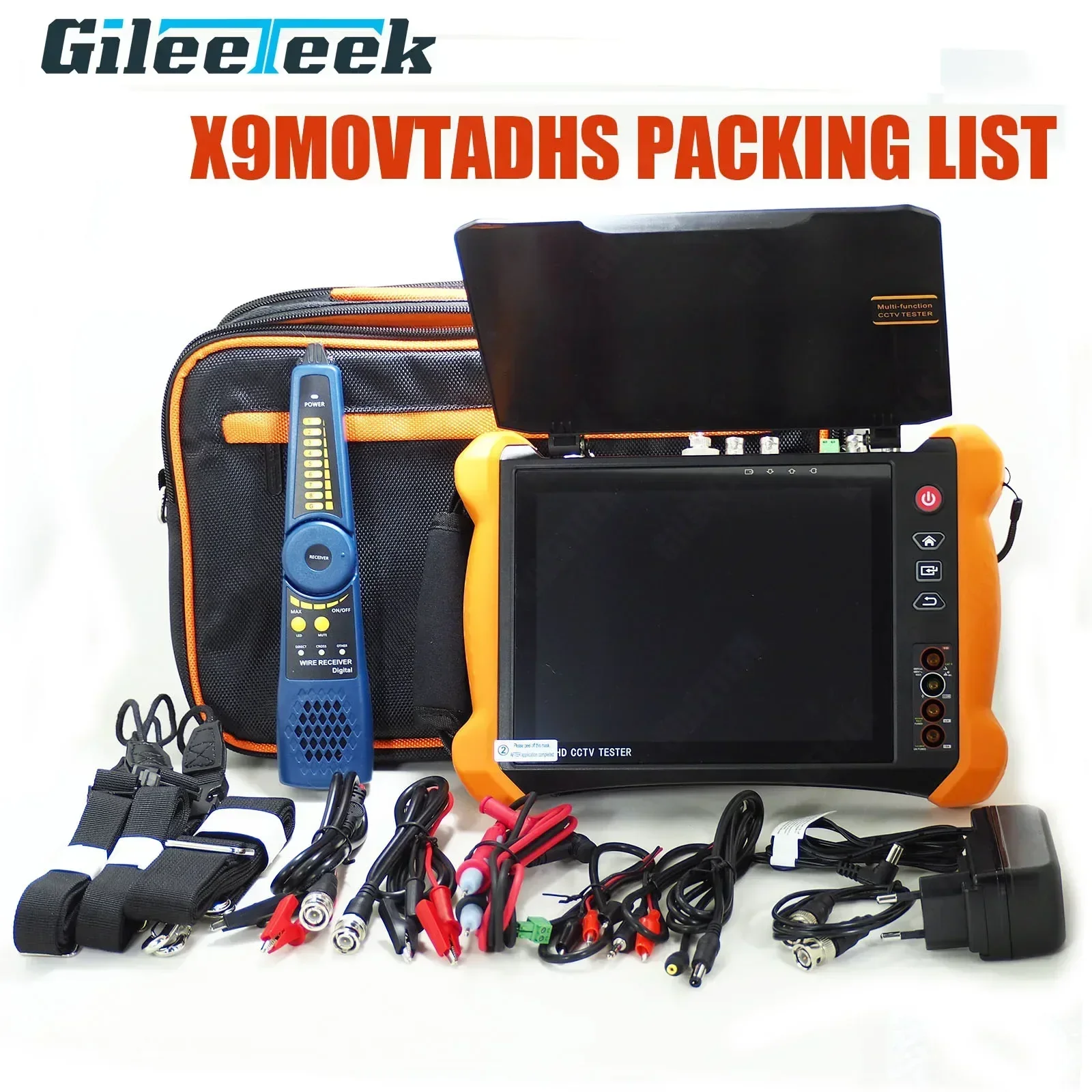 Imagem -01 - Função Completa Tela Sensível ao Toque de Polegadas H.265 4k 8mp Testador de Câmera ip Tvi Cvi Ahd Sdi Cvbs Cctv Tester Monitor X9movtadhs 12 em funcao completa tela sensivel ao toque de polegadas h265 4k 8mp testador de camera ip tvi cvi ahd sdi cvbs cctv tester monitor x9movtadhs 12 em 01