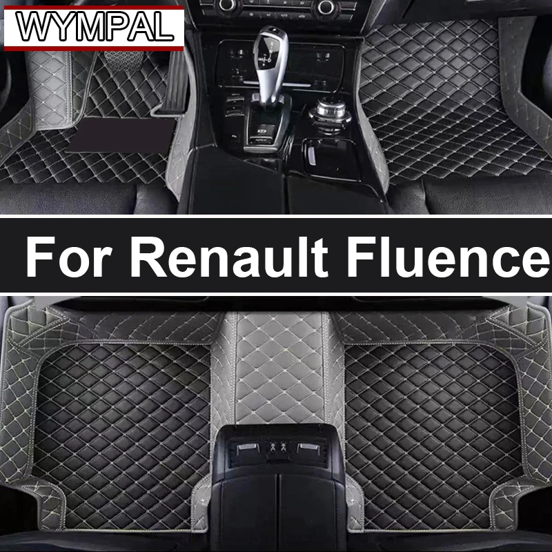 

Автомобильные коврики для Renault Fluence 2011 2012 2013 2014 2015 2016 2017, пользовательские автомобильные подушечки для ног, автомобильный ковер, аксессуары