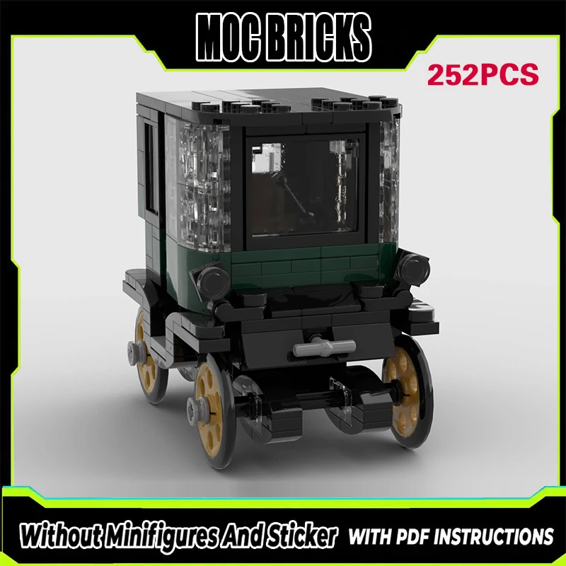 

Конструктор MOC: Городской электромобиль, модульная технология, подарки, праздничный набор для сборки, детские игрушки