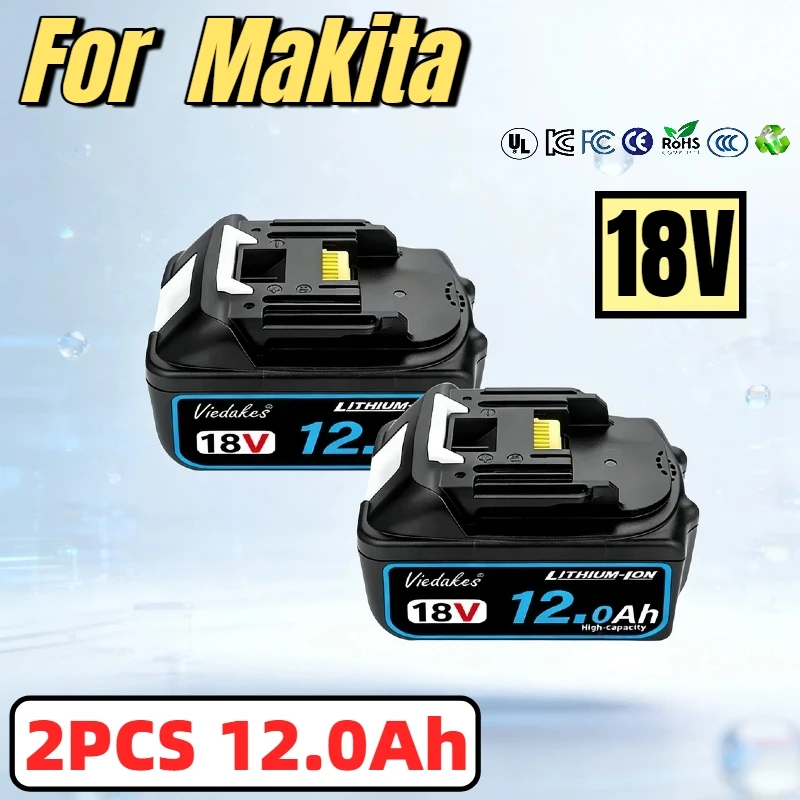 

100% original for makita 18v battery 8Ah/10Ah/12Ah Rechargeable battery for drill DGA404 DTW700 HR140Z DJV182 DDF487 DTD173