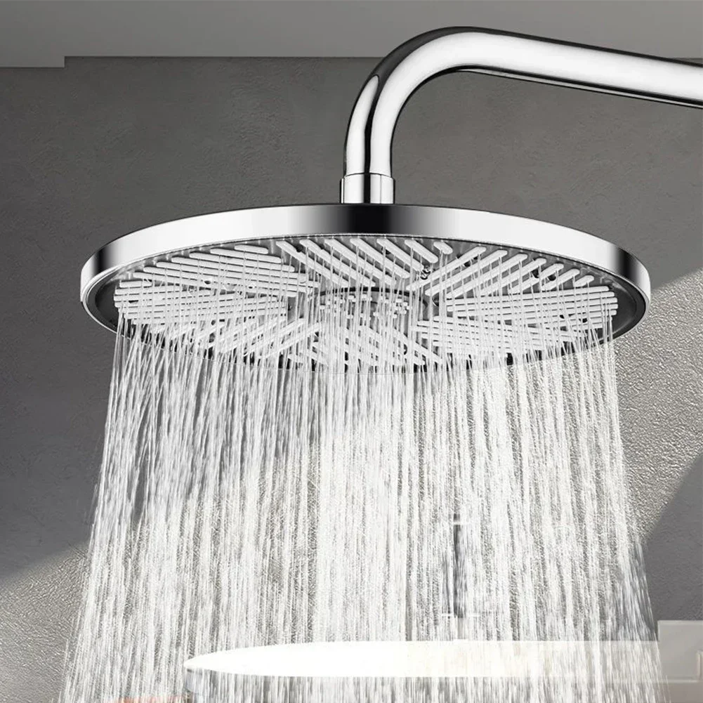 Soffione doccia a pioggia da 10 pollici Cascata a pioggia ad alta pressione Bagno staccabile Forte rilascio d'acqua Accessori per la casa