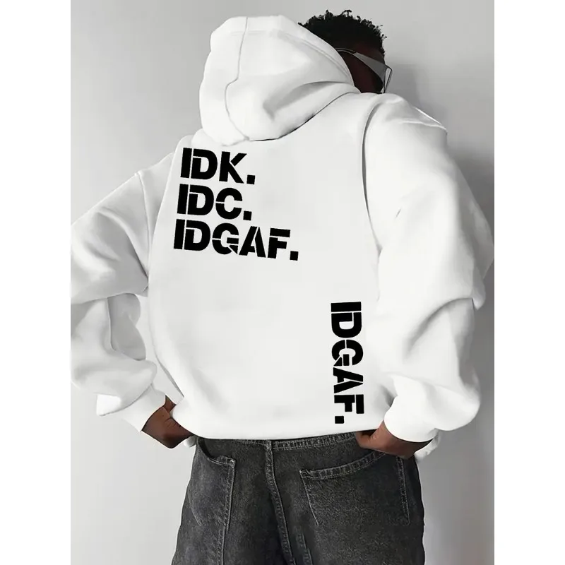 

2025 Autumn/Winter New Men's Hoodie Comfortable, Soft, Casual and Fashionable 3D Printed Pattern Long Sleeve with Letters