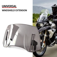 Extensión de parabrisas Universal para motocicleta, accesorios deflectores de parabrisas para BMW R1200GS R1250GS F800GS LC