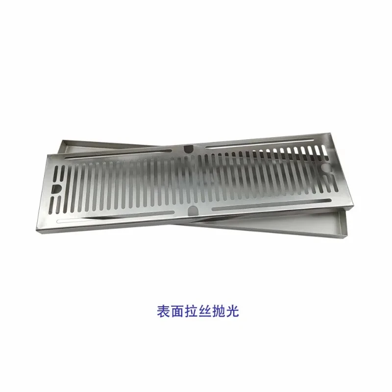 60CM Long Stainless Steel 304 Beer Drip Tray, Water Tray, Bar Craft Accessories, Surface Fine Polishing