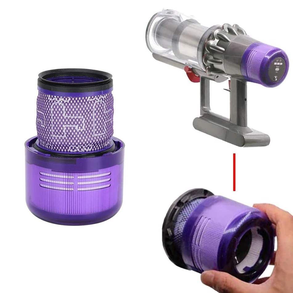 Washable Vacuum Cleaner Rear Filter Accessory Replacement Filter Tool for Dyson V11 SV14