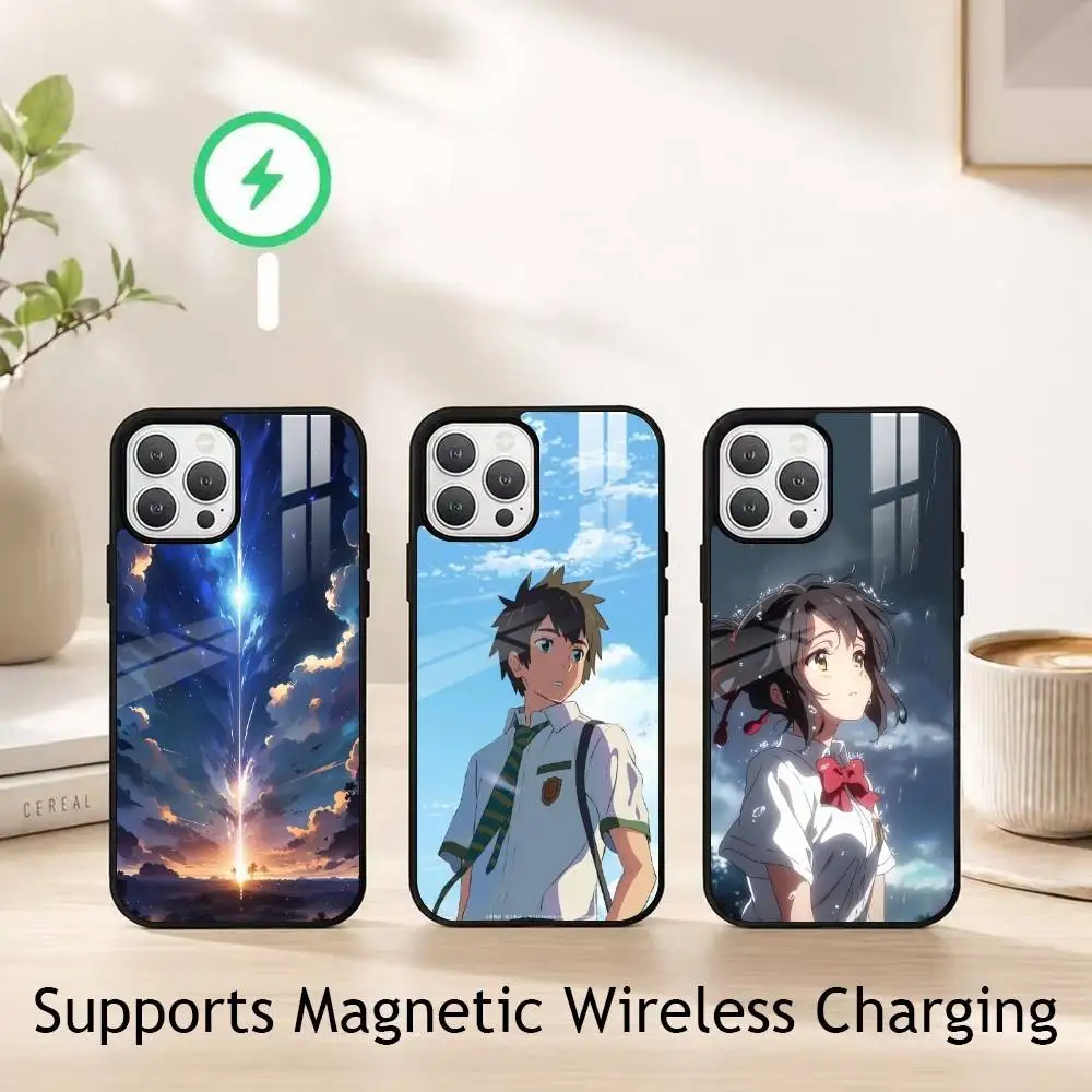 Your N-Name Animated Film gift Phone Case For iPhone18,17,16,15,14,13,12,11 Plus,Pro Compatible with magnetic wireless charging