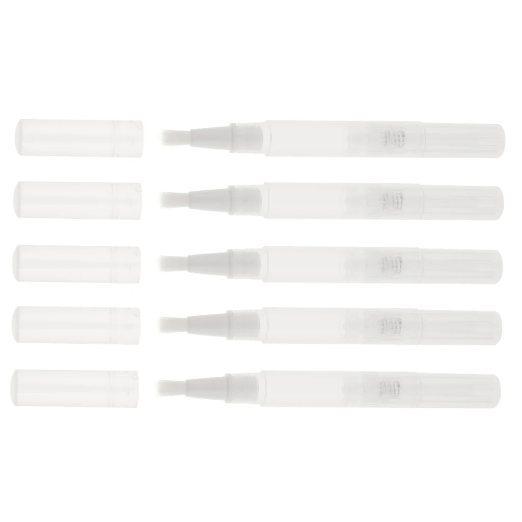 プラスチック製化粧品容器チューブ、空のリップバームペン、3ml詰め替え可能なネイルポリッシュボトル、まつげの成長促進と香水の保管に