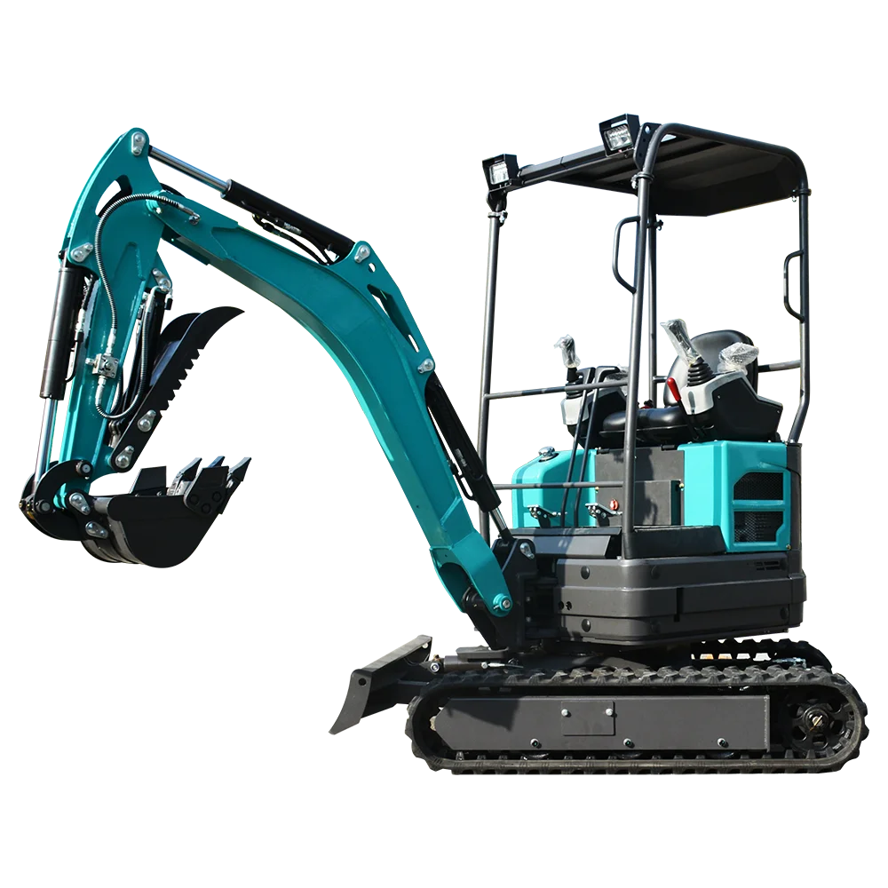 Nicosail 1.8 Ton New Mini Garden Backhoe Digger Excavator with Rotary Arm Cheap Small Tracked Excavator Engine As Core Component