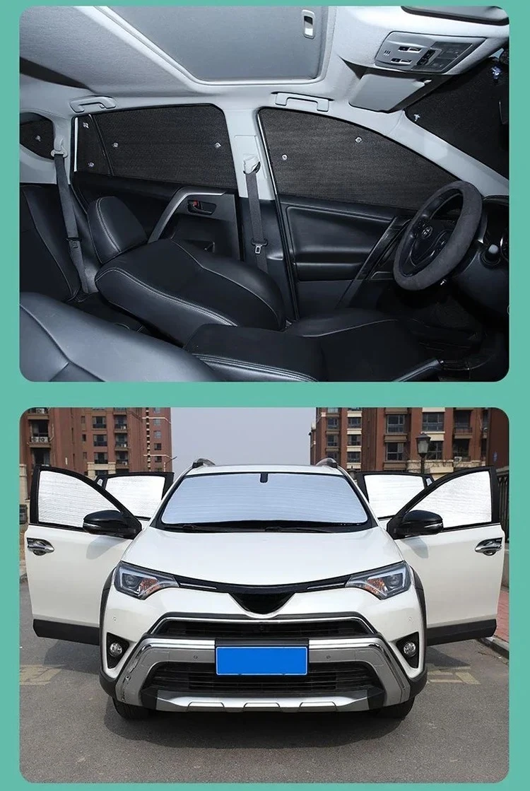 Car Sunshades Covers For Volkswagen VW Caddy Maxi 2K 2003~2019  Sunscreen Window Coverage Sunshades Covers Pads Auto Accessories view 5