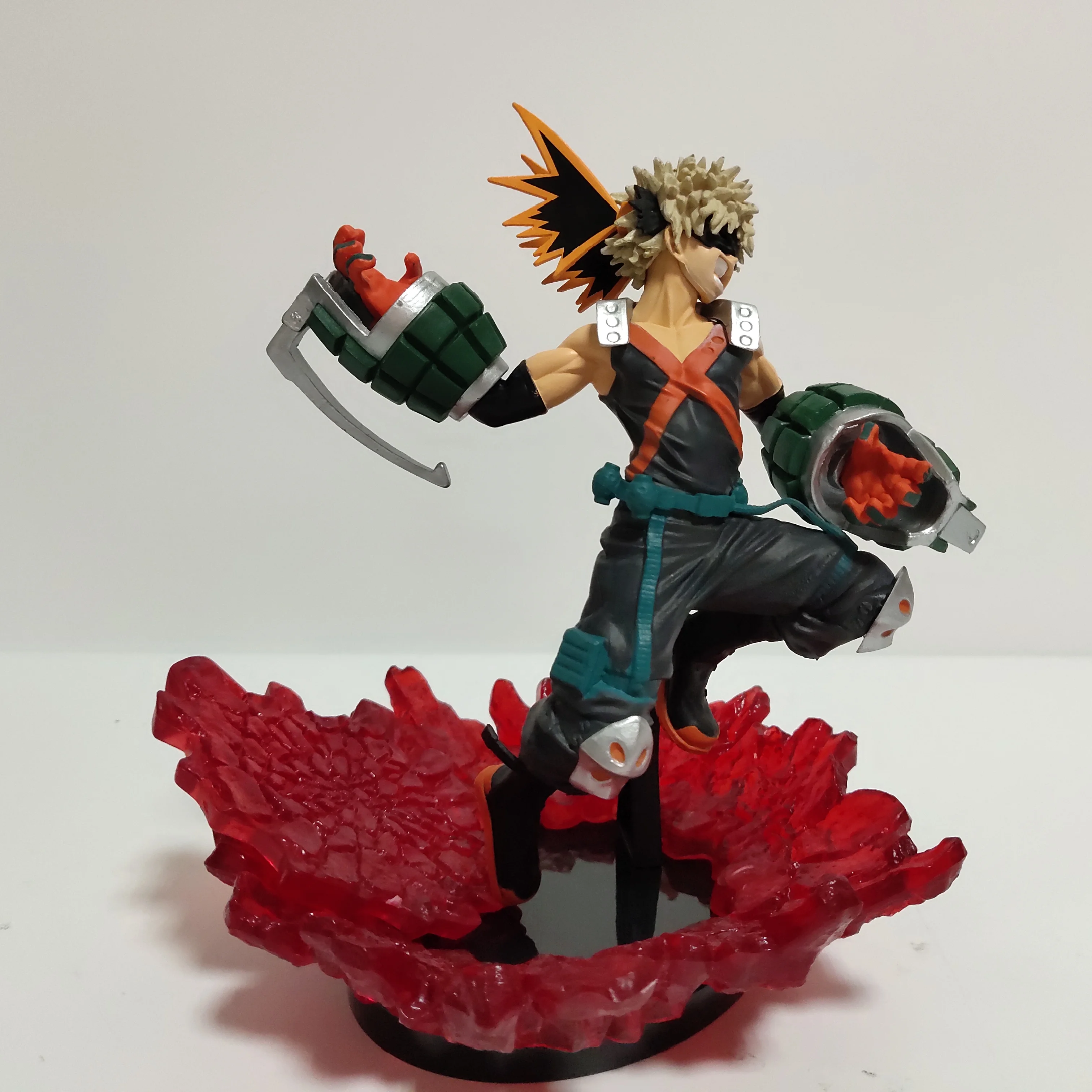 Mijn Hero Academia Anime Midoriya Izuku & Bakugou Katsuki Lamp Led Lamp Actiefiguren Model Beeldje Figuur & Base & Lamp DIY