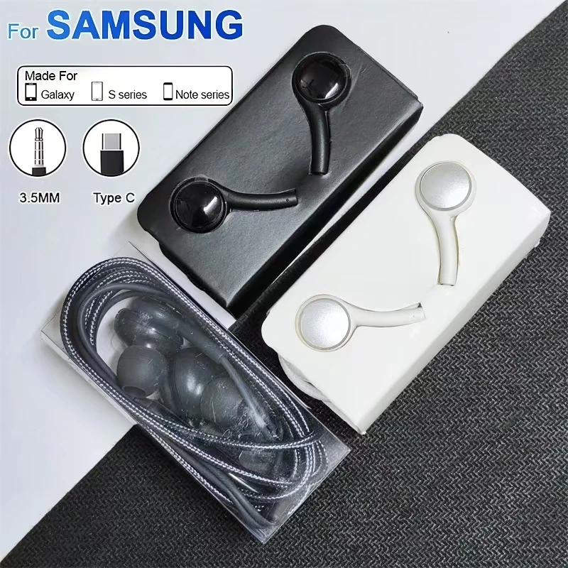 NEWMSNR HIfi Наушники-вкладыши типа C с HD-микрофоном Проводные наушники для Samsung S21 S20 S10 9 8 plus note 9 10 Наушники
