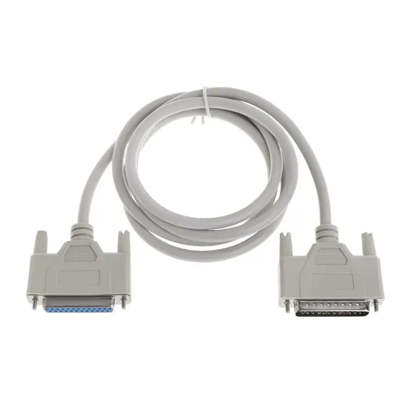 DB25 Extension Cable Male To Male To Female 25 Pin Line Parallel Port Cable Pure Copper Serial Data Extension Line P9JB