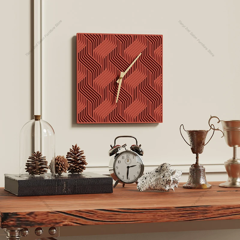 Italian Minimalist Wall Clock Modern Simple Living Room Creative Wall Clock Dining Room Design Home Decor Relogio De Parede FYWC