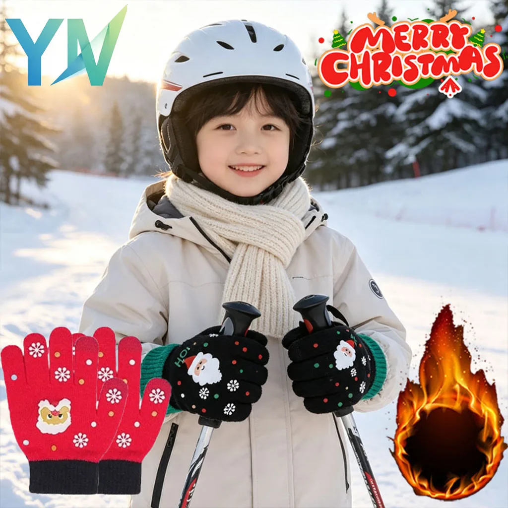 1-20Pairs Unisex Touchscreen Winter Gloves Non Slip Grip Fleece Lined Warm Cozy Thick for Running Cycling Driving Outdoor