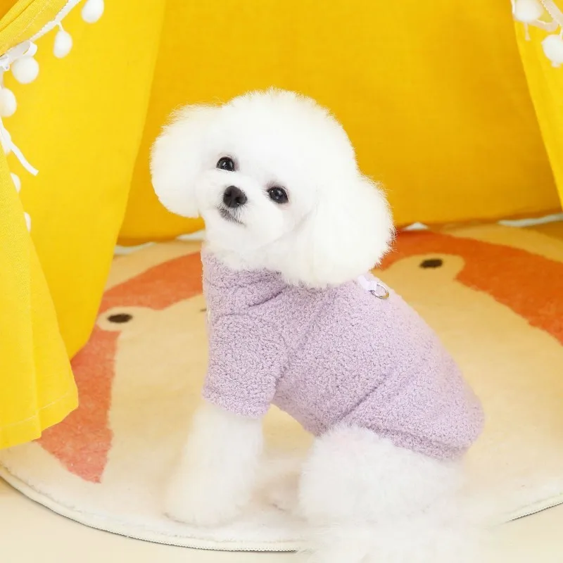 Winter Warmer Hundepullover für kleine Hunde Plüsch Hundekleidung Weicher Welpenmantel Jacke Chihuahua Teddy Bicon Welpenkleidung Hundebedarf – Detail 15