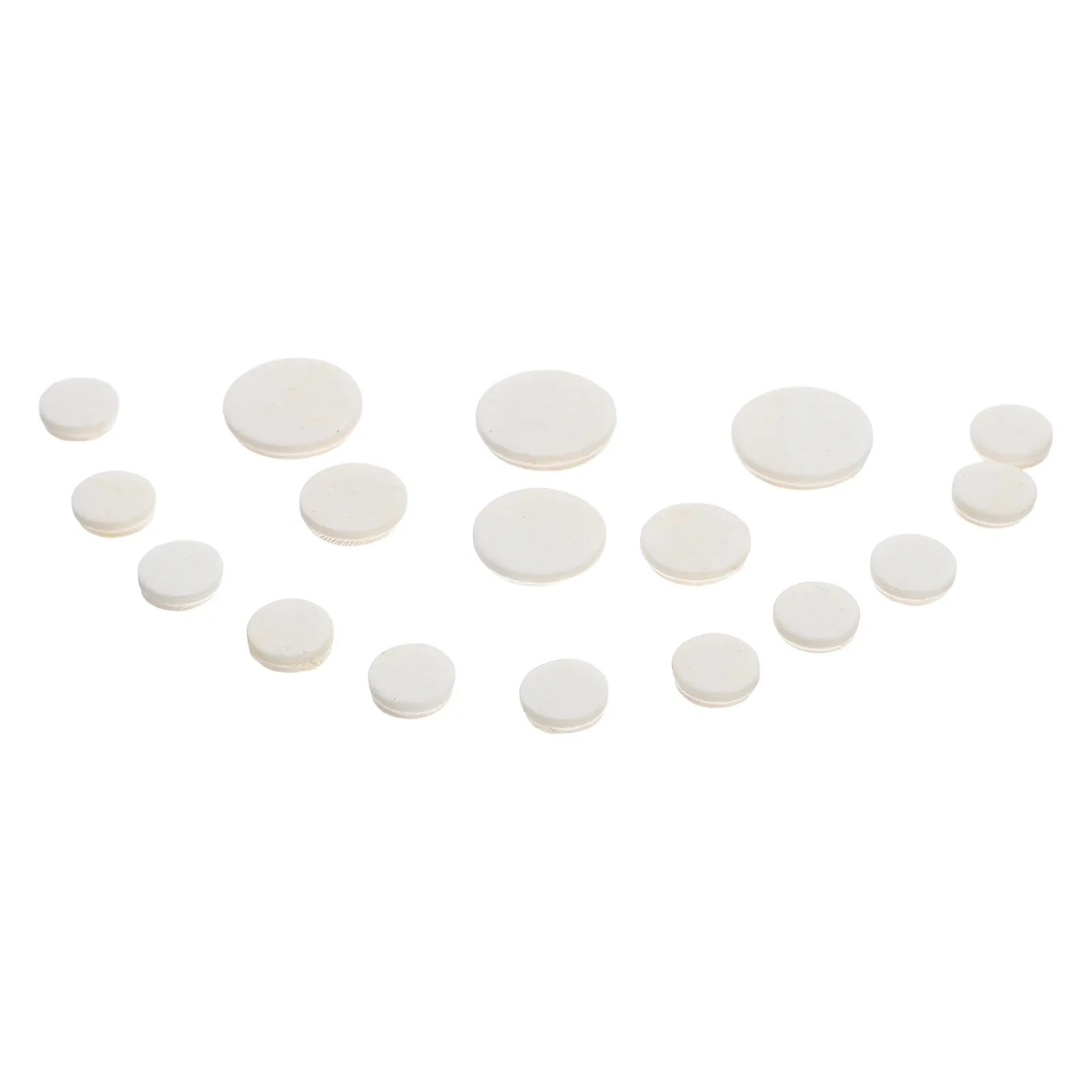 

17Pcs Clarinet Pads Replacement Felt Non Adhesive Woodwind Clarinet Patches Tight Seal Cushions Woodwind Pads