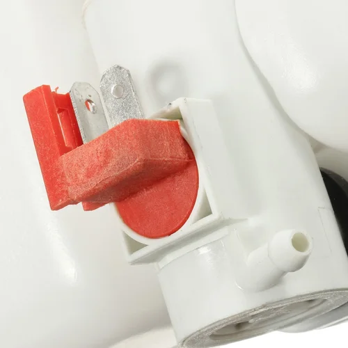 Imagen 2 del producto Kit universal de depósito de líquido limpiaparabrisas con bomba de 12V y 1.8L para sistema de limpiaparabrisas, apto para coches clásicos de 12V.