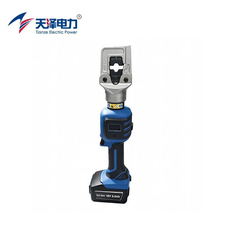 B50P-50D Battery Cordless Hydraulic Cable Crimper 50kN 240mm2 Smart Electric Lug Crimping Tool With Screen Bluetooth