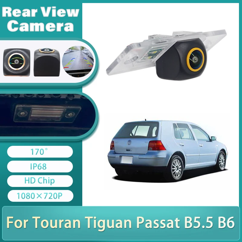 

HD 1080×720P CCD Car Rear View Backup Reversing Camera For Touran Tiguan Passat B5.5 B6 For Caddy III Car License Plate Camera