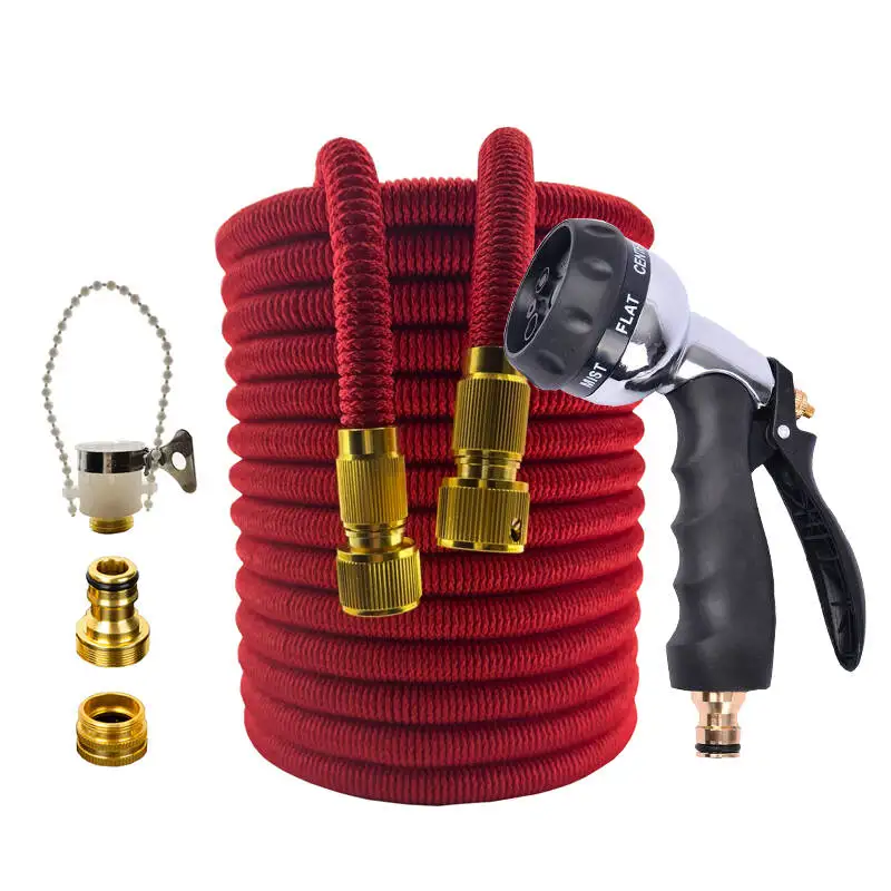 

Садовые инструменты для полива: расширяемый волшебный шланг, гибкий садовый шланг, насадка для мойки автомобилей высокого давления, водяной пистолет, 25-100 футов