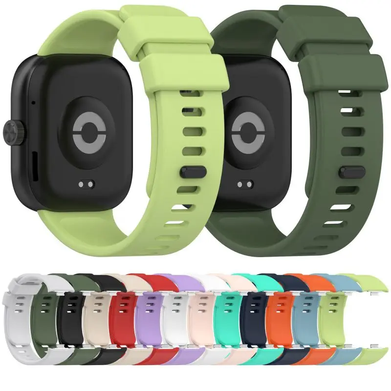 Redmi için silikon kayış izle 4 spor akıllı izle bilezik için Xiaomi Mi Band 8 Pro bileklik aksesuarları 8Pro Watch4