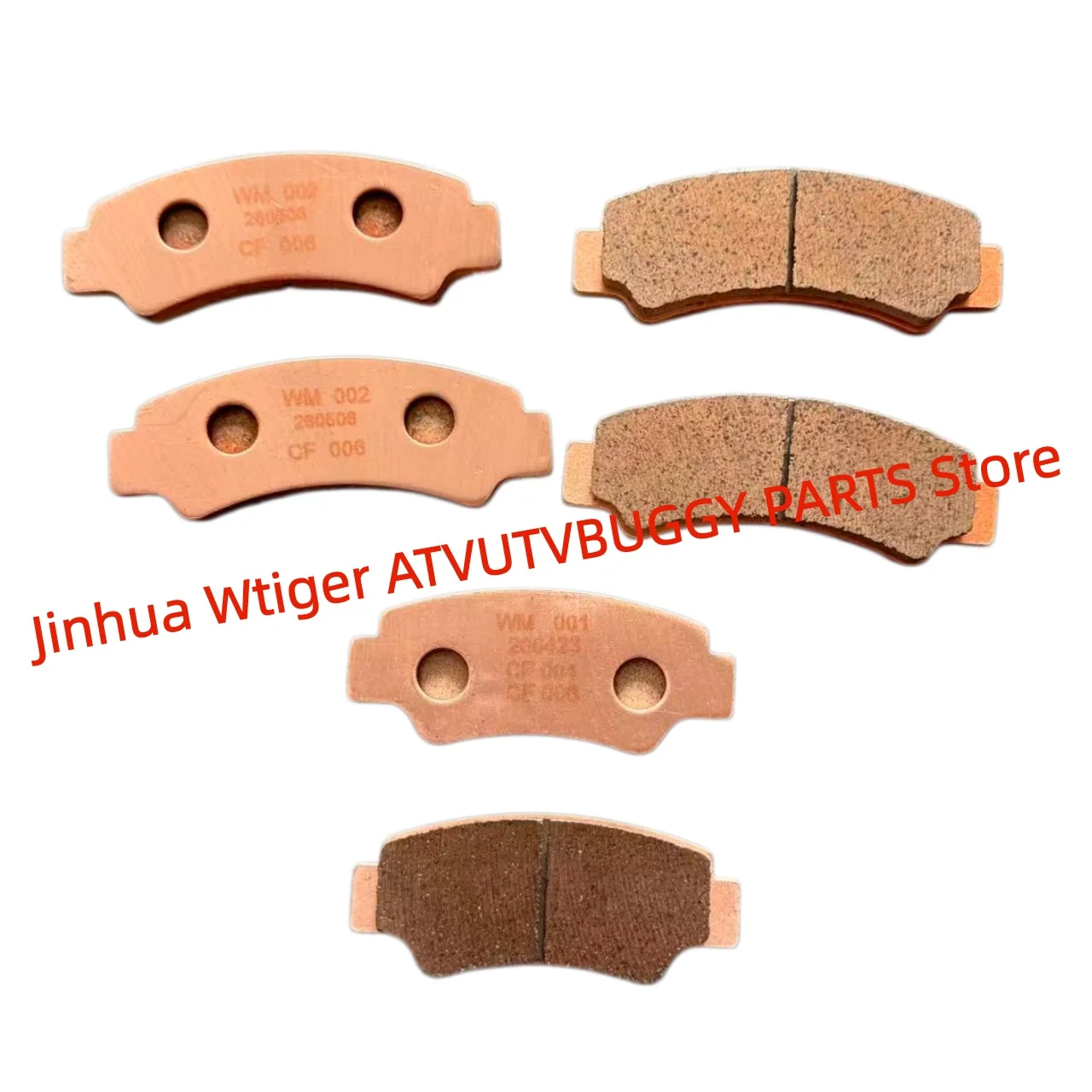 3PAIRS Front & Rear SINTERED Brake Pads 9DQV-0813A1 9DQV-0815A1 For CFMoto NEW450 520 ATV CFORCE 450 520  CF400AZ-3S CF500AZ-9S