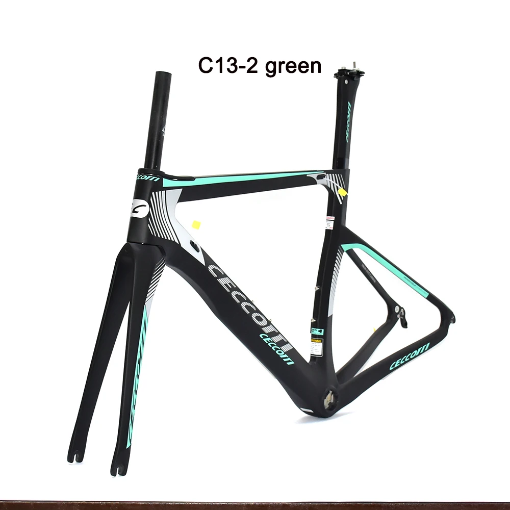 Ceccotti-Carbon Road Bike Frame, V Rim Brake Road Frame, UD, 3K, 1K Frameset, PF30, BB30, BSA, 700CC, Di2, 2024