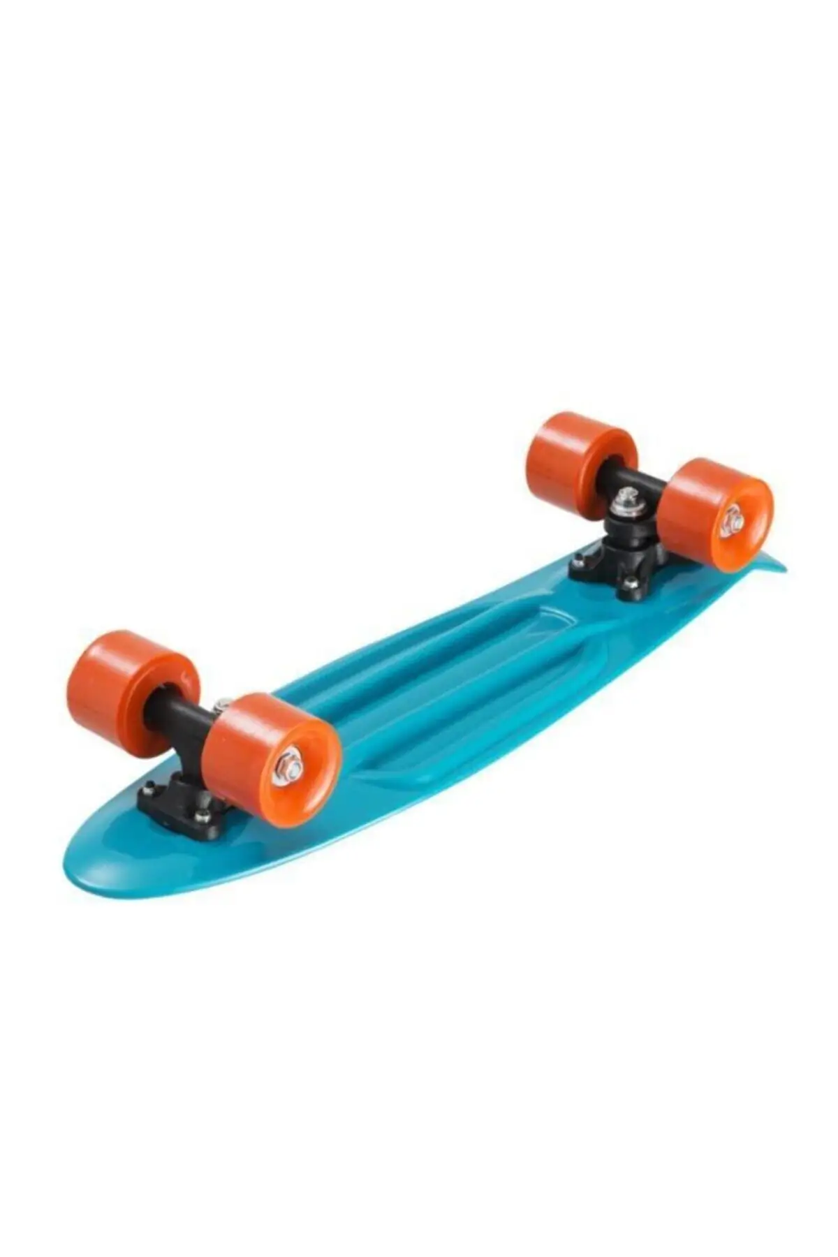 4 wheels Skateboard Blue Orange