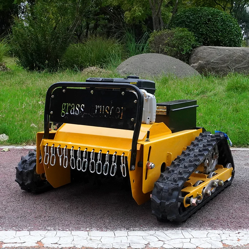 تخصيص التحكم عن بعد روبوت الذاتي القيادة الزاحف جزازة العشب جزازة دورة الغولف