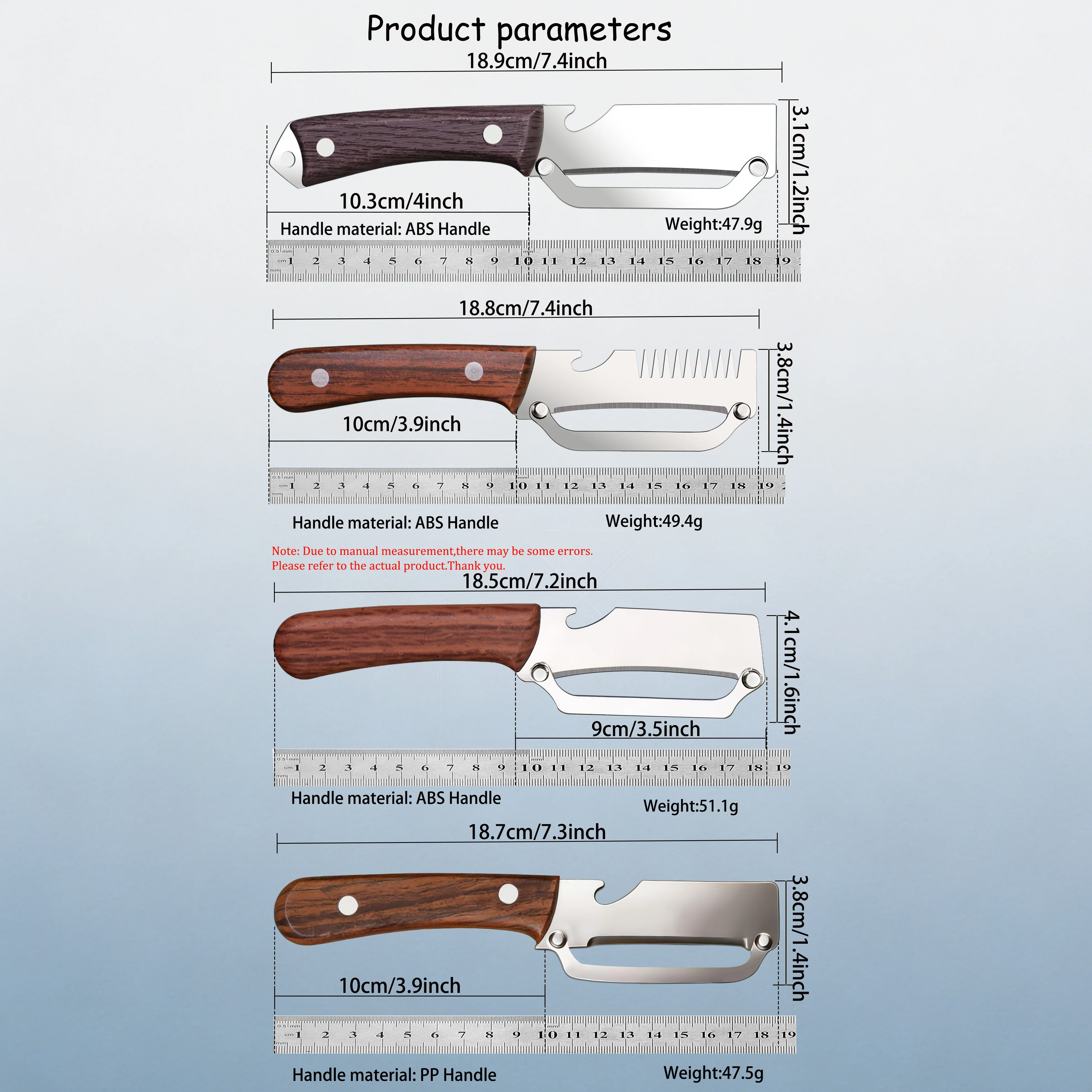 Vegetable Peeler Sugarcane Cutting Knife Peeling Knife Winter Melon Peeling Tool Fruit Scallion Shredded Peeler Kitchen Tool