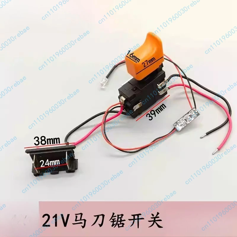 

Перезаряжаемая сабельная пила с литиевой батареей и переключателем вперед и назад, регулируемой скоростью, универсальные аксессуары 12–21 В