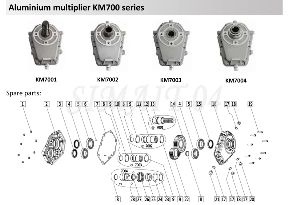 （Popular Items Today）540rpm Acceleration Gearbox 70004, 1:3.8 Gear Ratio, Suitable For Tractor PTO