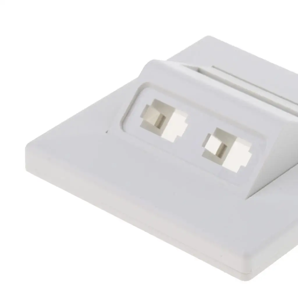 Wall Plate Panel ABS Plastic 86 Orifice Optical Fiber Keystone for Office Data Port Installation