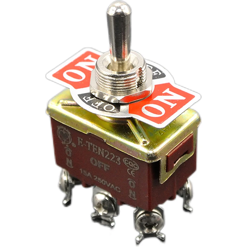 

20pcs Heavy Duty Momentary (ON)-OFF-(ON) Centre Off Toggle Switch 6 screw Momentary Toggle Switch